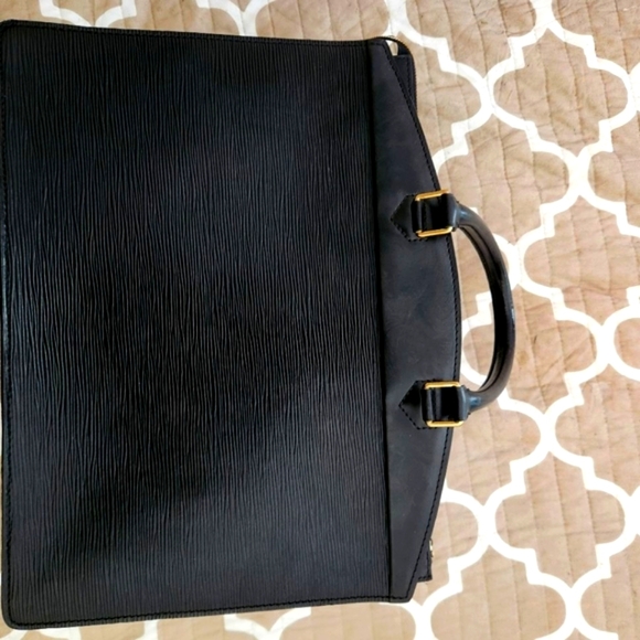 Louis Vuitton Professional Riviera Epi Black Bag DATE STAMPED MI0916 w/COA - Picture 8 of 13